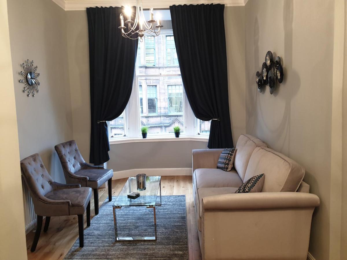 Modern Glasgow City Centre Apartment Buitenkant foto
