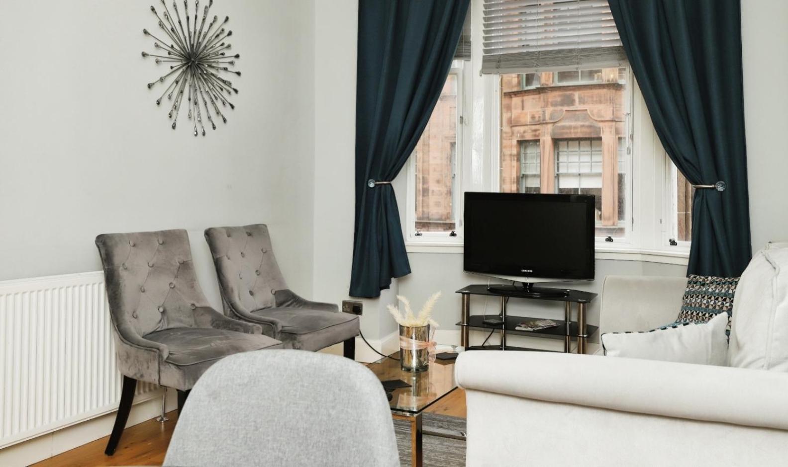 Modern Glasgow City Centre Apartment Buitenkant foto